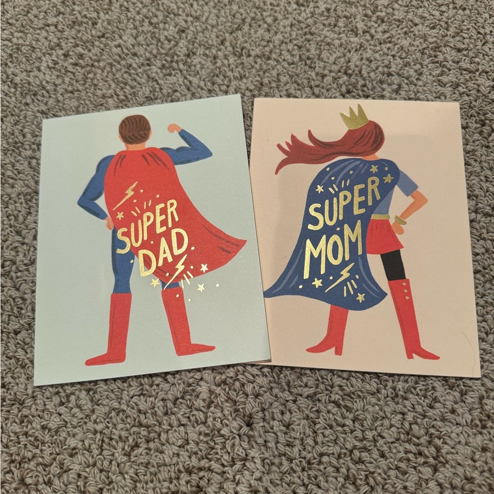 Rifle Paper Co Mom/Dad Card set